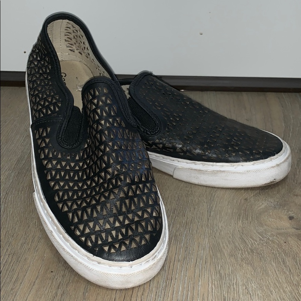 Stylish slip on shoes with cutouts!